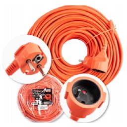 Boxer 30 m-es kerti Lengő hosszabbító kábel, narancssárga, 3 x 2,5 mm2, BX-3454