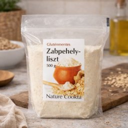 Nature Cookta Gluténmentes zabpehelyliszt 500 g