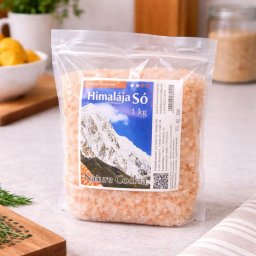 Nature Cookta Himalája Sötét Rózsaszín durva szemcsés só 1000 g