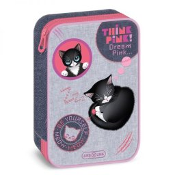Think Pink Meow cicás többszintes tolltartó - Ars Una