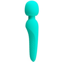 Pretty Love Meredith plcavibrtor - aqua zld, 7 md