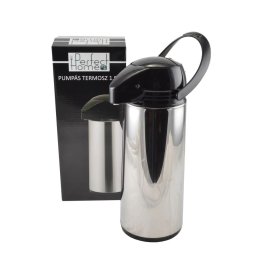 Perfect Home Pumpás termosz 1,9 literes 3613cm rozsdamentes + üveg 13984