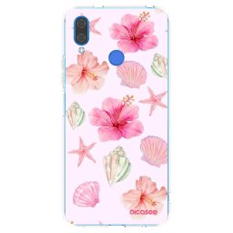 Átlátszó szilikon tok az alábbi mobiltelefonokra Huawei Nova 3i - Blush Lagoon