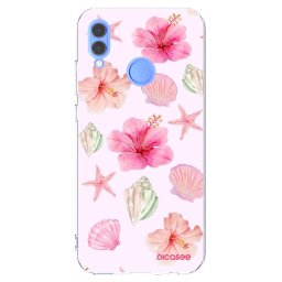 Átlátszó szilikon tok az alábbi mobiltelefonokra Huawei P Smart 2019 - Blush Lagoon
