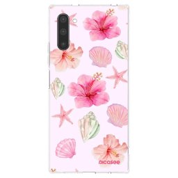 Átlátszó szilikon tok az alábbi mobiltelefonokra Samsung Galaxy Note 10 N970F - Blush Lagoon