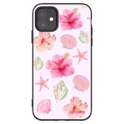 Fekete szilikon tok az alábbi mobiltelefonokra Apple iPhone 11 - Blush Lagoon
