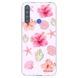 Átlátszó szilikon tok az alábbi mobiltelefonokra Xiaomi Redmi Note 8T - Blush Lagoon