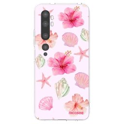 Átlátszó szilikon tok az alábbi mobiltelefonokra Xiaomi Mi Note 10 (Pro) - Blush Lagoon