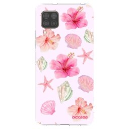 Átlátszó szilikon tok az alábbi mobiltelefonokra Huawei P40 Lite - Blush Lagoon