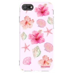 Átlátszó szilikon tok az alábbi mobiltelefonokra Apple iPhone SE 2020 - Blush Lagoon