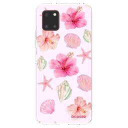 Átlátszó szilikon tok az alábbi mobiltelefonokra Samsung Galaxy Note 10 Lite N770F - Blush Lagoon