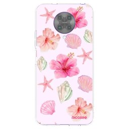 Átlátszó szilikon tok az alábbi mobiltelefonokra Xiaomi Poco F2 Pro - Blush Lagoon