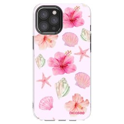Átlátszó szilikon tok az alábbi mobiltelefonokra Apple iPhone 12 Pro Max - Blush Lagoon