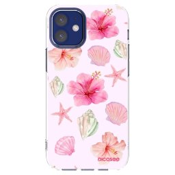 Átlátszó szilikon tok az alábbi mobiltelefonokra Apple iPhone 12 mini - Blush Lagoon