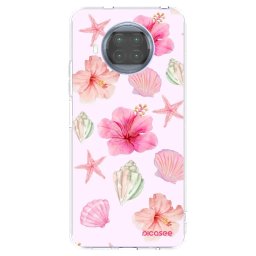 Átlátszó szilikon tok az alábbi mobiltelefonokra Xiaomi Mi 10T Lite - Blush Lagoon