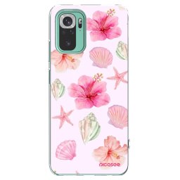 Átlátszó szilikon tok az alábbi mobiltelefonokra Xiaomi Redmi Note 10 Pro - Blush Lagoon