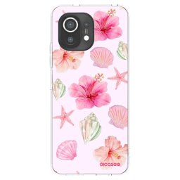 Átlátszó szilikon tok az alábbi mobiltelefonokra Xiaomi Mi 11 - Blush Lagoon