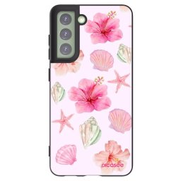 Fekete szilikon tok az alábbi mobiltelefonokra Samsung Galaxy S21 FE 5G - Blush Lagoon