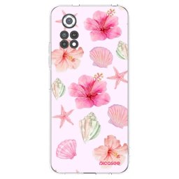 Átlátszó szilikon tok az alábbi mobiltelefonokra Xiaomi Poco X4 Pro 5G - Blush Lagoon