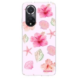 Átlátszó szilikon tok az alábbi mobiltelefonokra Huawei Nova 9 SE - Blush Lagoon