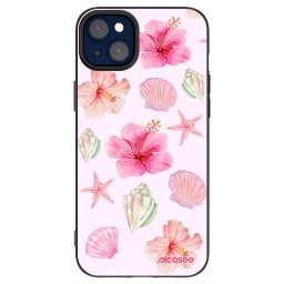 Fekete szilikon tok az alábbi mobiltelefonokra Apple iPhone 14 Plus - Blush Lagoon
