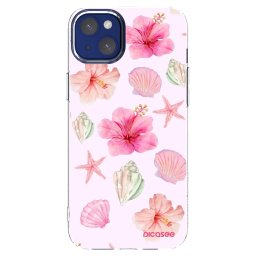 Átlátszó szilikon tok az alábbi mobiltelefonokra Apple iPhone 14 Plus - Blush Lagoon