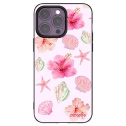 Fekete szilikon tok az alábbi mobiltelefonokra Apple iPhone 14 Pro Max - Blush Lagoon