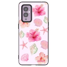 Fekete szilikon tok az alábbi mobiltelefonokra OnePlus 9 - Blush Lagoon
