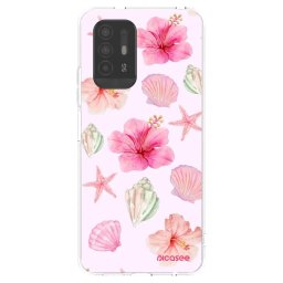 Átlátszó szilikon tok az alábbi mobiltelefonokra OPPO A94 5G - Blush Lagoon