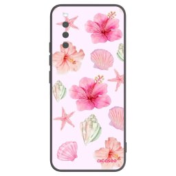 Fekete szilikon tok az alábbi mobiltelefonokra Sony Xperia 10 III - Blush Lagoon