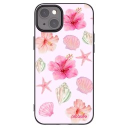 Fekete szilikon tok az alábbi mobiltelefonokra Apple iPhone 15 Plus - Blush Lagoon