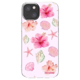 Átlátszó szilikon tok az alábbi mobiltelefonokra Apple iPhone 15 Plus - Blush Lagoon