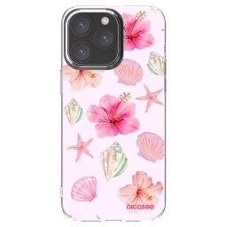 Átlátszó szilikon tok az alábbi mobiltelefonokra Apple iPhone 15 Pro Max - Blush Lagoon
