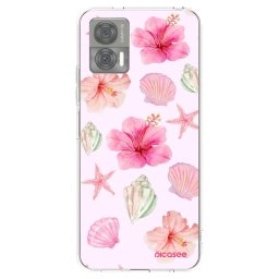 Átlátszó szilikon tok az alábbi mobiltelefonokra Motorola Edge 30 Neo - Blush Lagoon