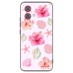 Fekete szilikon tok az alábbi mobiltelefonokra Motorola Moto G84 5G - Blush Lagoon