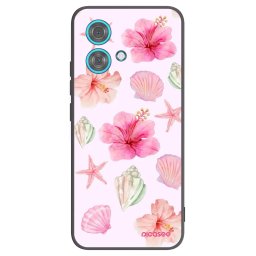 Fekete szilikon tok az alábbi mobiltelefonokra Motorola Edge 40 Neo - Blush Lagoon