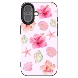 Fekete szilikon tok az alábbi mobiltelefonokra Apple iPhone 16 - Blush Lagoon