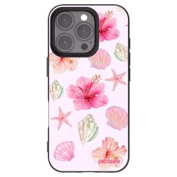 Fekete szilikon tok az alábbi mobiltelefonokra Apple iPhone 16 Pro - Blush Lagoon