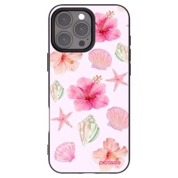 Fekete szilikon tok az alábbi mobiltelefonokra Apple iPhone 16 Pro Max - Blush Lagoon