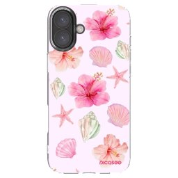 Átlátszó szilikon tok az alábbi mobiltelefonokra Apple iPhone 16 Plus - Blush Lagoon
