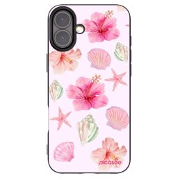 Fekete szilikon tok az alábbi mobiltelefonokra Apple iPhone 16 Plus - Blush Lagoon
