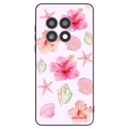 Fekete szilikon tok az alábbi mobiltelefonokra OnePlus 13 5G - Blush Lagoon