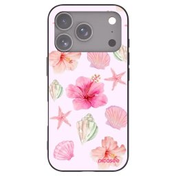 Fekete szilikon tok az alábbi mobiltelefonokra Apple iPhone 17 Pro - Blush Lagoon