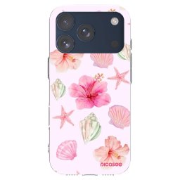 Átlátszó szilikon tok az alábbi mobiltelefonokra Apple iPhone 17 Pro - Blush Lagoon
