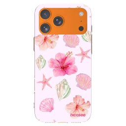 Átlátszó szilikon tok az alábbi mobiltelefonokra Apple iPhone 17 Pro Max - Blush Lagoon