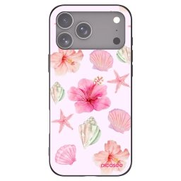 Fekete szilikon tok az alábbi mobiltelefonokra Apple iPhone 17 Pro Max - Blush Lagoon
