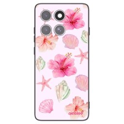 Fekete szilikon tok az alábbi mobiltelefonokra Motorola Edge 60 Pro - Blush Lagoon