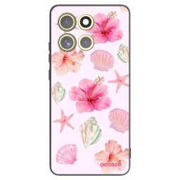 Fekete szilikon tok az alábbi mobiltelefonokra Motorola Moto G86 Power 5G - Blush Lagoon