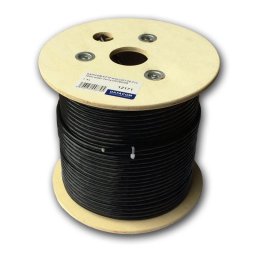 DATACOM S/FTP vezeték CAT7 PE,Fca 100m, köpeny fekete OUTDOOR