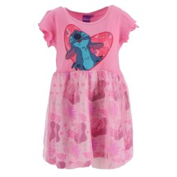 Disney Lilo és Stitch, A csillagkutya Pink Leaf gyerek nyári ruha 2 év / 92 cm